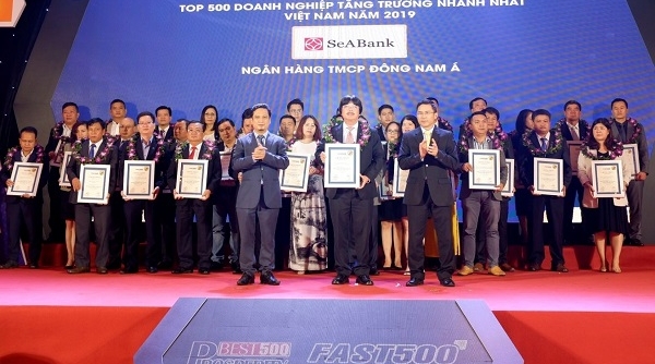SeaBank lọt Top 500 doanh nghiệp tăng trưởng nhanh nhất Việt Nam