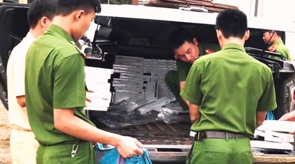 Kon Tum: Thu giữ 18.500 gói thuốc lá lậu