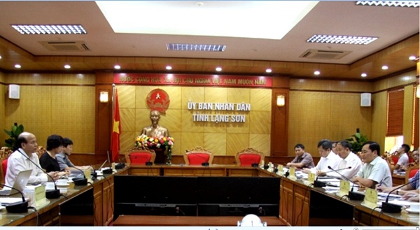 Tổng cục Môi trường (Bộ TN&MT) làm việc tại Lạng Sơn