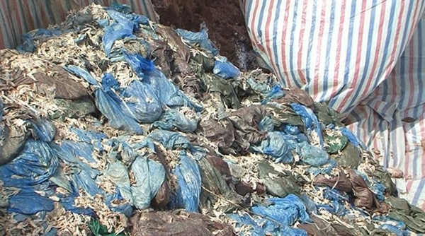 Điện Biên: Tiêu hủy 58 tấn chân gà đông lạnh