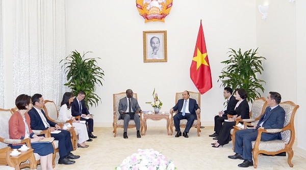 Thủ tướng Nguyễn Xuân Phúc tiếp Giám đốc quốc gia Ngân hàng Thế giới WB tại Việt Nam