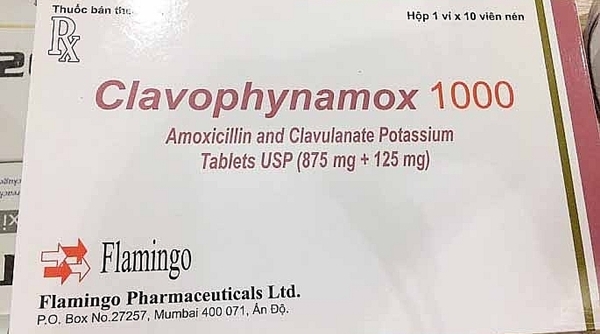 Thu hồi thuốc viên nén bao phim Clavophynamox 1000 do không đạt tiêu chuẩn chất lượng