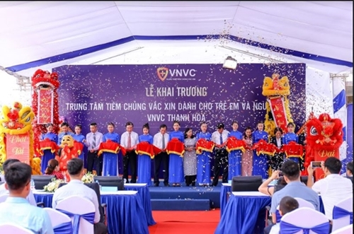 Khai trương trung tâm tiêm chủng VNVC tại Thanh Hóa