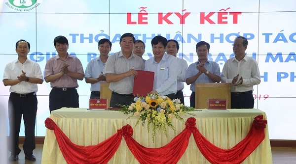 Bệnh viện đa khoa Phú Thọ ký kết hợp tác toàn diện với Bệnh viện Bạch Mai