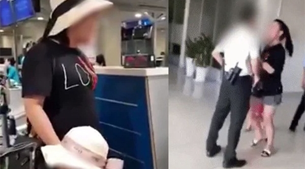 Cấm bay 12 tháng đối với nữ cán bộ công an gây rối tại sân bay
