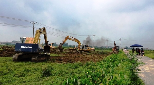 Vĩnh Phúc: Chuẩn bị cưỡng chế GPMB dự án Cụm công nghiệp Đồng Sóc