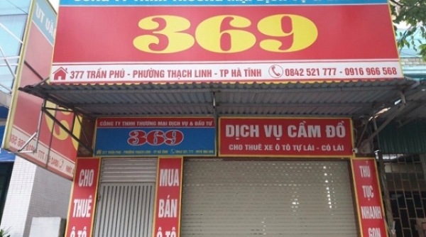 Hà Tĩnh: Phá đường dây tín dụng đen “núp bóng” cửa hàng cho thuê xe máy