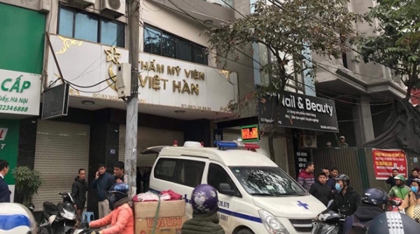 Hà Nội: Một người đàn ông tử vong khi hút mỡ bụng tại thẩm mỹ viện Việt Hàn