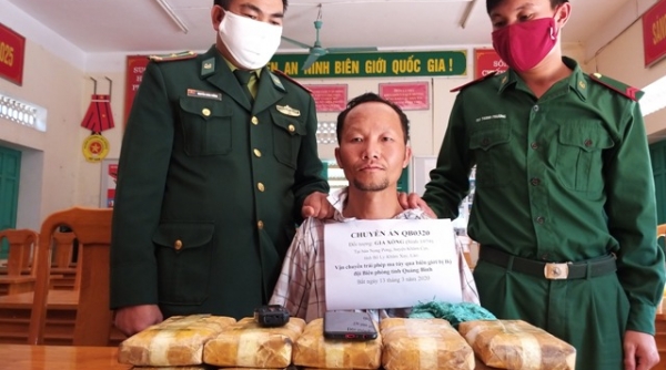 BĐBP Quảng Bình: Bắt đối tượng vận chuyển 60.689 viên ma túy tổng hợp