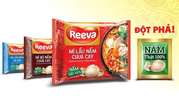 Mì Reeva - lựa chọn món ngon, bổ sung dinh dưỡng cho cả gia đình với nấm tươi