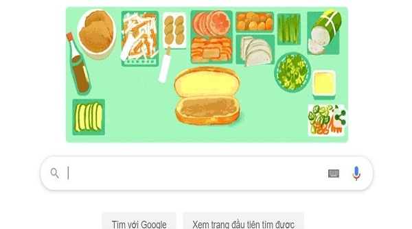 Bánh mì Việt Nam lên Google Doodle
