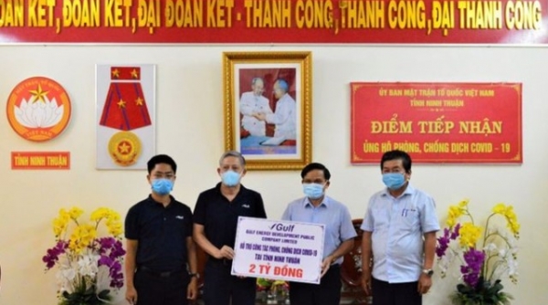 Ninh Thuận: DN Thái Lan ủng hộ 2 tỷ đồng giúp chống Covid-19