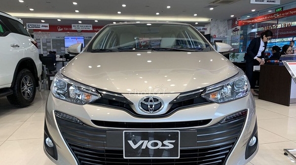 Toyota Vios vững vàng vị trí số 1 trong Top 10 xe bán chạy nhất tháng 3