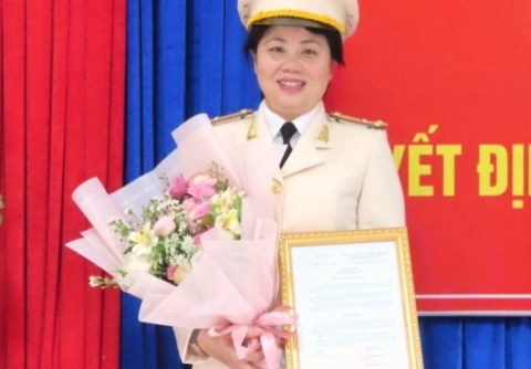 Đà Nẵng: Nữ Thượng tá được bổ nhiệm làm Trưởng Công an quận Ngũ Hành Sơn
