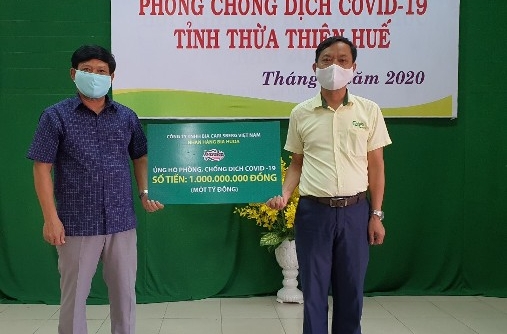 Carlsberg Việt Nam ủng hộ các tỉnh miền Trung 2 tỉ đồng, chống dịch COVID-19