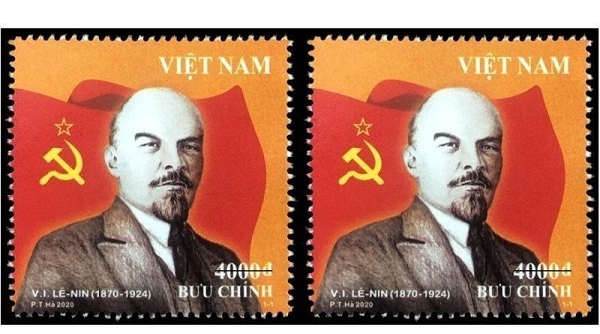 Phát hành bộ tem kỷ niệm 150 năm Ngày sinh V.I. Lenin