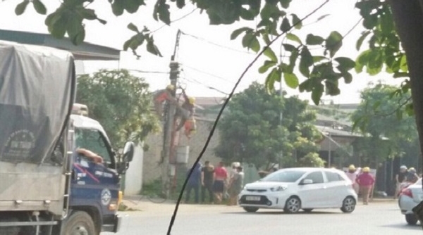 Nghệ An: Thợ điện bị giật tử vong thương tâm khi sửa chữa đường điện hạ thế