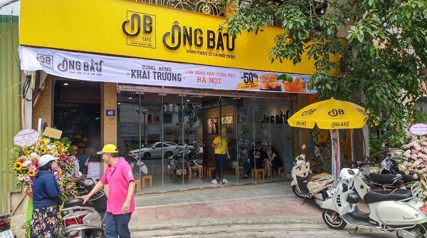 Cà phê Ông Bầu chính thức có mặt tại Hà Nội