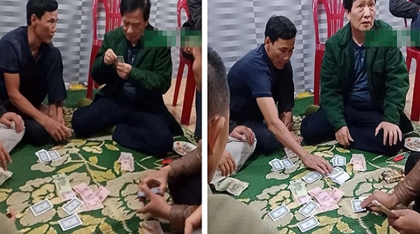 Đánh bạc giữa mùa dịch Covid-19, Chủ tịch xã ở Hà Tĩnh bị phạt hành chính 2 triệu đồng