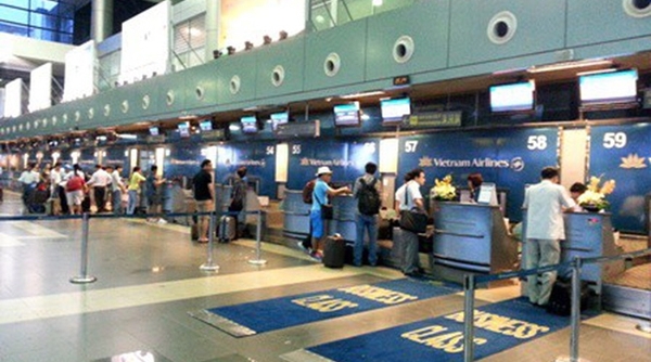 Sân bay Nội Bài bổ sung 21 quầy thủ tục hàng không
