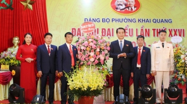 TP. Vĩnh Yên (Vĩnh Phúc): Tổ chức thành công Đại hội đại biểu Đảng bộ phường Khai Quang nhiệm kỳ 2020 – 2025