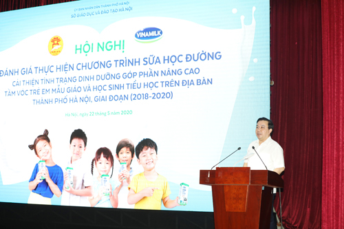 Hà Nội: Đánh giá hiệu quả đề án Sữa học đường