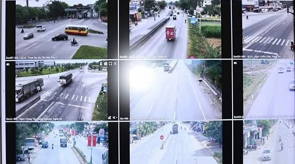 Từ 1/6, hệ thống 28 điểm camera giao thông “phạt nguội” tại Nghệ An đi vào hoạt động