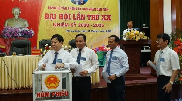 Đại hội Đảng bộ văn phòng UBND tỉnh Hải Dương nhiệm kỳ 2020-2025