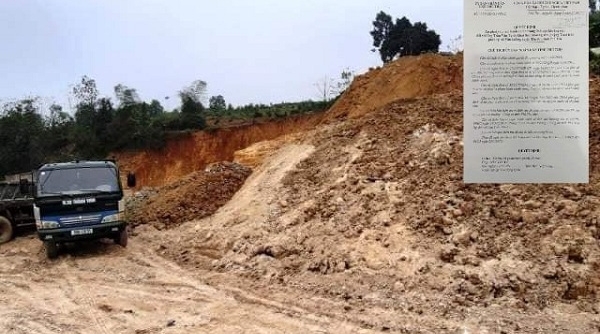 Phú Thọ: Xử phạt khai thác quặng trái phép 426 triệu đồng