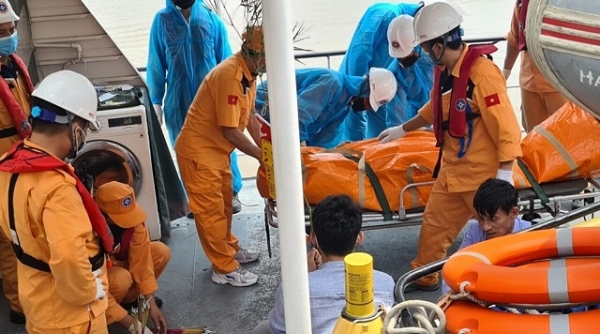 Thanh Hóa: Tìm thấy thi thể các nạn nhân mất tích vụ tàu ngư dân bị đâm chìm