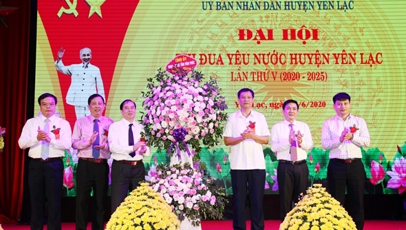 Huyện Yên Lạc (Vĩnh Phúc): Tổ chức Đại hội thi đua yêu nước lần thứ V
