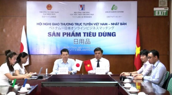 Lần đầu kết nối trực tuyến doanh nghiệp hàng tiêu dùng Việt Nam - Nhật Bản