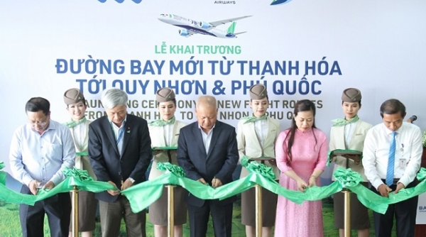 Bamboo Airways chính thức khai trương đường bay Thanh Hóa - Quy Nhơn và Thanh Hóa - Phú Quốc