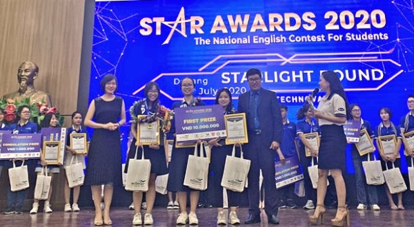 Đại học Ngoại Ngữ - Đại học Đà Nẵng đạt quán quân cuộc thi Star Awards 2020
