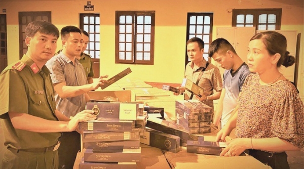 Gần 40.000 bao thuốc lá lậu bị Công an Thanh Hóa bắt giữ