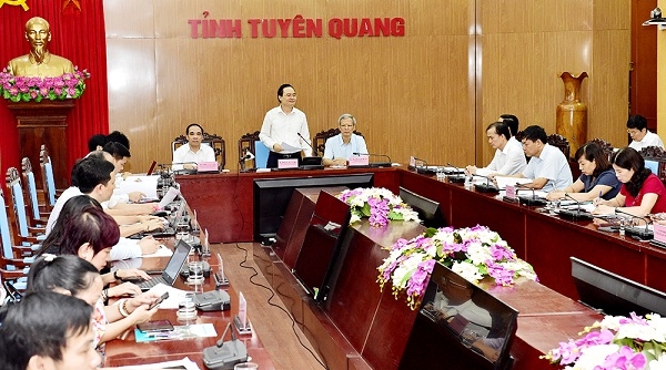 Bộ GD - ĐT kiểm tra công tác chuẩn bị tổ chức thi tốt nghiệp THPT tại Tuyên Quang