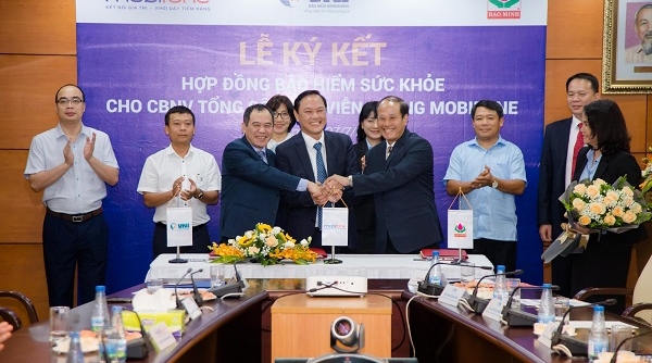Tổng công ty Bảo hiểm Hàng không, Bảo Minh và Mobifone ký kết hợp đồng bảo hiểm sức khỏe