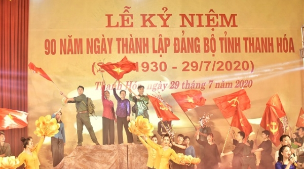 Kỷ niệm trọng thể 90 năm ngày thành lập Đảng bộ tỉnh Thanh Hoá