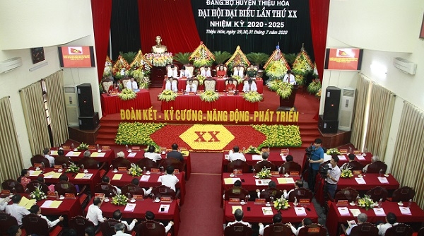 Đại hội Đại biểu Đảng bộ huyện Thiệu Hóa lần thứ 20: Đoàn kết - Kỷ cương - Năng động - Phát triển