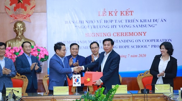 Samsung xây dựng "Trường học Hy vọng" thứ 4 trị giá gần 20 tỷ đồng tại Lạng Sơn