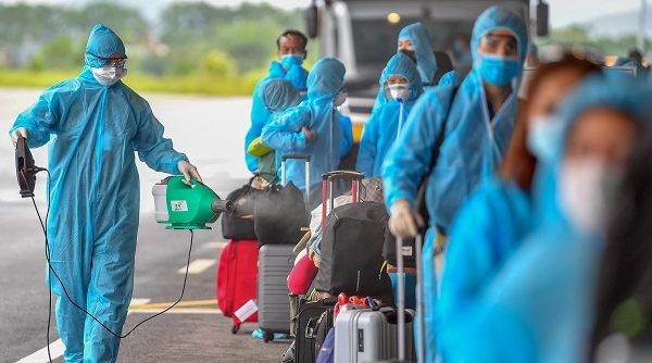 Sân bay Vân Đồn đón 278 công dân Việt Nam từ châu Âu về nước