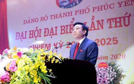 TP. Phúc Yên (Vĩnh Phúc): Khai mạc Đại hội đại biểu Đảng bộ thành phố nhiệm kỳ 2020 – 2025