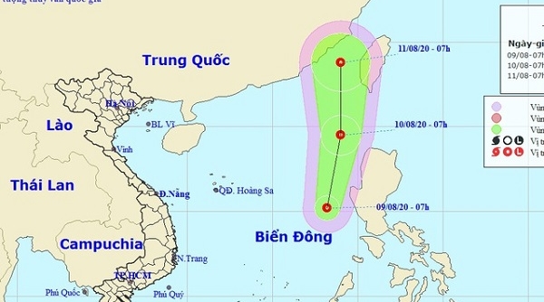 Cảnh báo: Vùng áp thấp tại Biển Đông đã mạnh lên thành áp thấp nhiệt đới