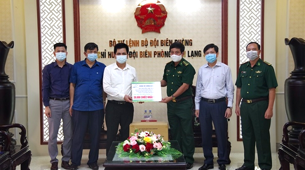 Biên phòng Lạng Sơn: Tiếp nhận 20.000 chiếc khẩu trang y tế phòng chống dịch Covid-19