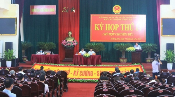 Hoằng Hóa (Thanh Hóa): Bầu bổ sung hai Phó Chủ tịch UBND huyện