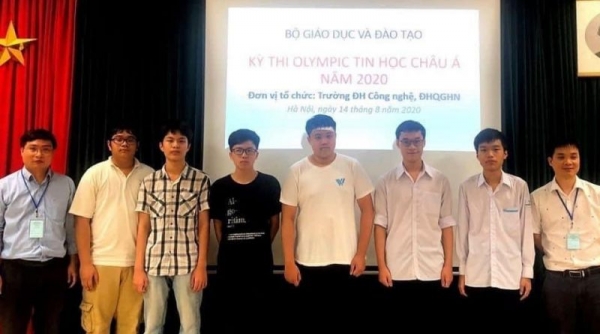 Hải Phòng: Học sinh Trường THPT chuyên Trần Phú giành huy chương Đồng Olympic Tin học Châu Á Thái Bình Dương