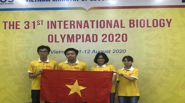Bốn học sinh Việt Nam đoạt giải tại Olympic Sinh học quốc tế