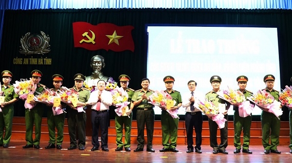 Hà Tĩnh: Khen thưởng các lực lượng có thành tích đấu tranh phòng chống tội phạm