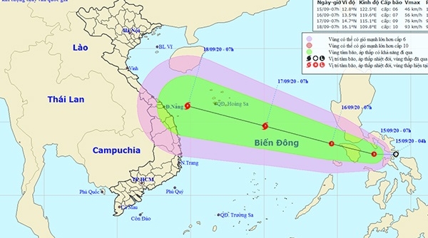 Cảnh báo: Xuất hiện áp thấp nhiệt đới giật cấp 8 áp sát Biển Đông, khả năng mạnh thành bão