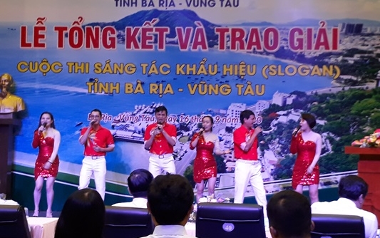 Trao giải cuộc thi sáng tác khẩu hiệu (slogan) tỉnh Bà Rịa Vũng Tàu